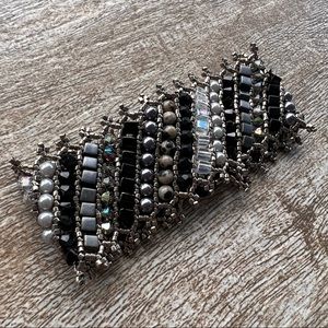 Handcrafted Bead Cuff Bracelet